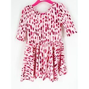 Dotdotsmile Girls Dress Size 2T Red Spots Print New with Tags